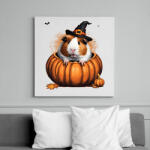 printfashion Tengerimalac tökben - Vászonkép - Fehér (14531733)