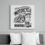 printfashion Motoros bajnok - Vászonkép - Fehér (6627026)