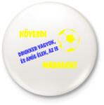 printfashion Kövesdi drukker - Kitűző, hűtőmágnes - Fehér (11459209)