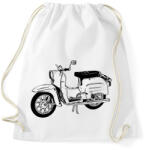 printfashion simson schwalbe - Sportzsák, Tornazsák - Fehér (12751513)