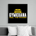 printfashion Gymkhana - Vászonkép - Fekete (8467432)