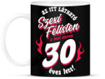 printfashion Szexi Szülinapos Félisten sötétre 30 - Bögre - Fekete (14830927)
