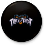 printfashion Trick or Treat - Kitűző, hűtőmágnes - Fekete (3098935)