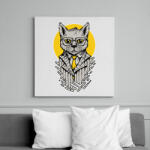 printfashion Bosscat - Vászonkép - Fehér (6638766)