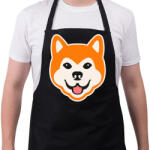 printfashion Akita - Kötény - Fekete (4933607)