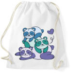 printfashion Pandák - Sportzsák, Tornazsák - Fehér (9443931)