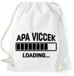 printfashion Apa viccek - loading. . . - Sportzsák, Tornazsák - Fehér (13489743)