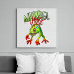 printfashion Mrrrgl - Vászonkép - Fehér (6628054)