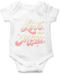 printfashion Love my mom, szeretem az anyukám - Baba Body - Fehér (4756141)