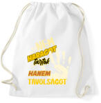 printfashion nem haragot tartok - Sportzsák, Tornazsák - Fehér (6845006)