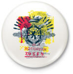 printfashion Korona minták rotterdam - Kitűző, hűtőmágnes - Fehér (4667711)