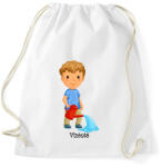 printfashion Vízöntő - Sportzsák, Tornazsák - Fehér (2826614)