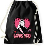 printfashion Love you - Sportzsák, Tornazsák - Fekete (11729252)