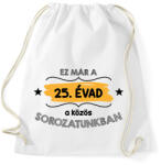 printfashion Közös sorozatunk - Évforduló - Sportzsák, Tornazsák - Fehér (11641053)