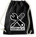printfashion Service - Sportzsák, Tornazsák - Fekete (7038647)