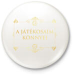 printfashion A játékosaim könnyei (fekete) - Kitűző, hűtőmágnes - Fehér (3089269)