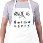 printfashion Among us pets - Kötény - Fehér (4914062)