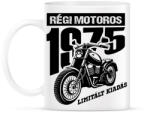 printfashion Régi motoros-Egyedi évszámmal - Bögre - Fehér (16585173)