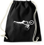 printfashion stunt biker - Sportzsák, Tornazsák - Fekete (1637489)