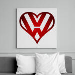 printfashion Volkswagen szerelem - Vászonkép - Fehér (6624730)