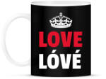 printfashion LOVE LÓVÉ 5 - Bögre - Fekete (10871845)