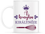printfashion A konyha királynője - Bögre - Fehér (16352869)