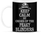 printfashion Keep calm and order - Bögre - Fekete (2575844)