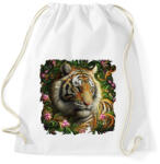 printfashion Tigrisfej - Sportzsák, Tornazsák - Fehér (14780328)