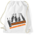 printfashion üveges legénybúcsú - Sportzsák, Tornazsák - Fehér (6845011)