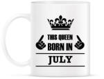 printfashion Ez a királynő júliusban született - Bögre - Fehér (1423395)