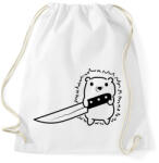 printfashion Süni késsel - Sportzsák, Tornazsák - Fehér (16326342)