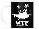 printfashion WTF - Bögre - Fekete (793515)