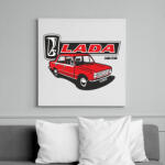 printfashion lada 1200 - Vászonkép - Fehér (6636508)