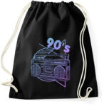 printfashion 90's - Sportzsák, Tornazsák - Fekete (13519108)