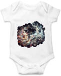 printfashion Télapó érkezik a rénszarvasos szánjával - Baba Body - Fehér (15045245)