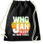 printfashion Who jah - Sportzsák, Tornazsák - Fekete (7659832)