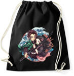 printfashion Tanjiro én Nezuko - Sportzsák, Tornazsák - Fekete (14855659)