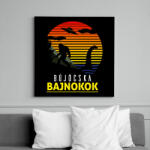 printfashion Bújócska bajnokok - Vászonkép - Fekete (6646953)