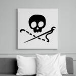 printfashion Varró koponya - Vászonkép - Fehér (6624437)