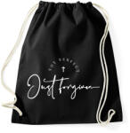 printfashion Megbocsát - Sportzsák, Tornazsák - Fekete (13207032)