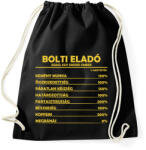 printfashion Bolti eladó napi értéke - Sportzsák, Tornazsák - Fekete (8808421)