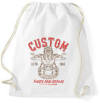 printfashion Motoros 08 - Parts and repair - Sportzsák, Tornazsák - Fehér (4950877)