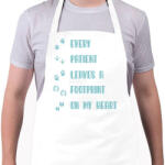 printfashion Every patient - Állatorvos - Kötény - Fehér (7211708)