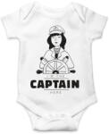 printfashion Én vagyok itt a kapitány - Baba Body - Fehér (5502920)