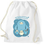 printfashion Yeti gang - Sportzsák, Tornazsák - Fehér (11894686)