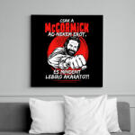 printfashion Csak a mccormick ad nekem erőt - Vászonkép - Fekete (7625469)