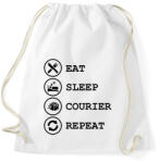 printfashion Futár élet - Sportzsák, Tornazsák - Fehér (12765382)