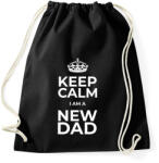 printfashion NEW DAD - Sportzsák, Tornazsák - Fekete (10929951)