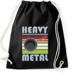printfashion Heavy metal - Sportzsák, Tornazsák - Fekete (7552177)