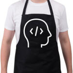 printfashion Dev Ops - Kötény - Fekete (4936753)